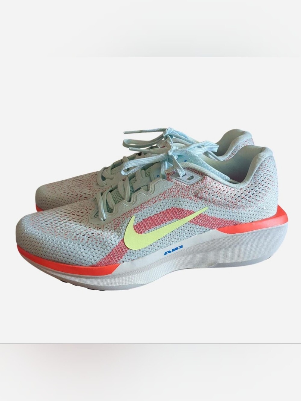Nike Air Winflo 11 Glacier Blue Crimson Running Shoes FJ9510-402 Sneaker 8.5 - Picture 9 of 16